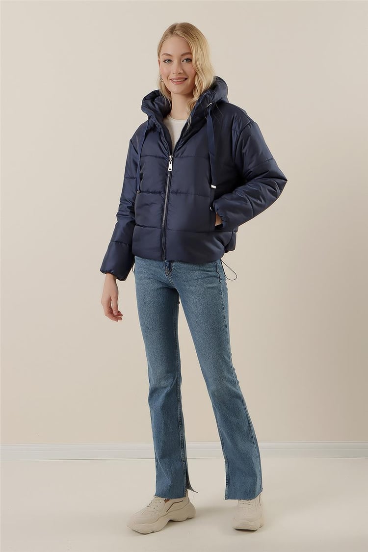 Bigdart 5117 Lacivert Kadın Mont