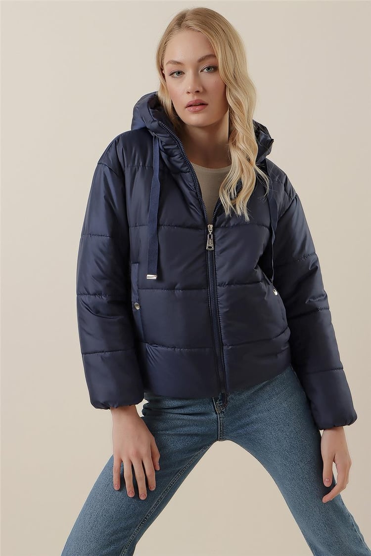 Bigdart 5117 Lacivert Kadın Mont