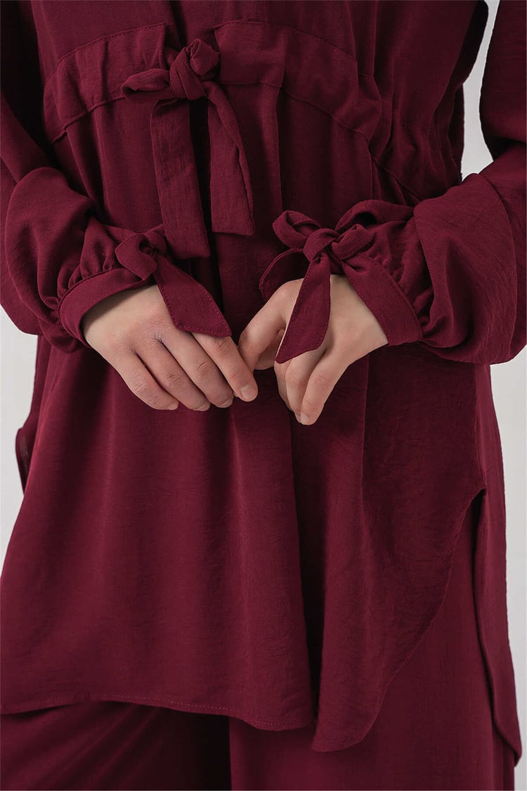 Bigdart 6719 Bordo Kadın İkili Takım 36-44