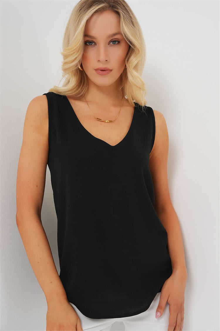 Bigdart 950 Bıskuvı Kadın Sıfır Kol Bluz