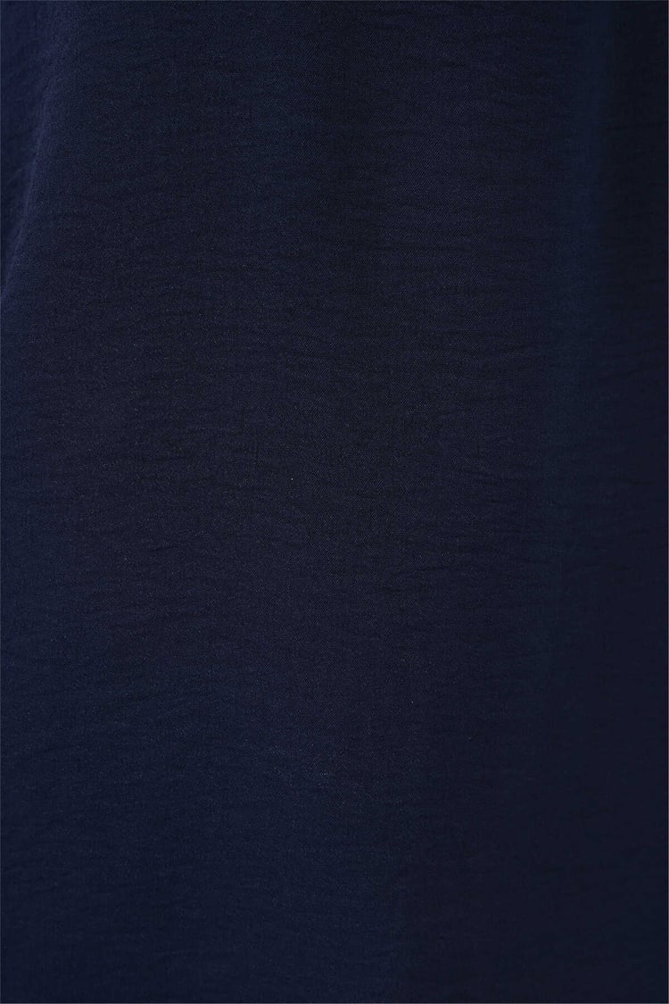 Bigdart 950 Lacivert Kadın Sıfır Kol Bluz 36-42