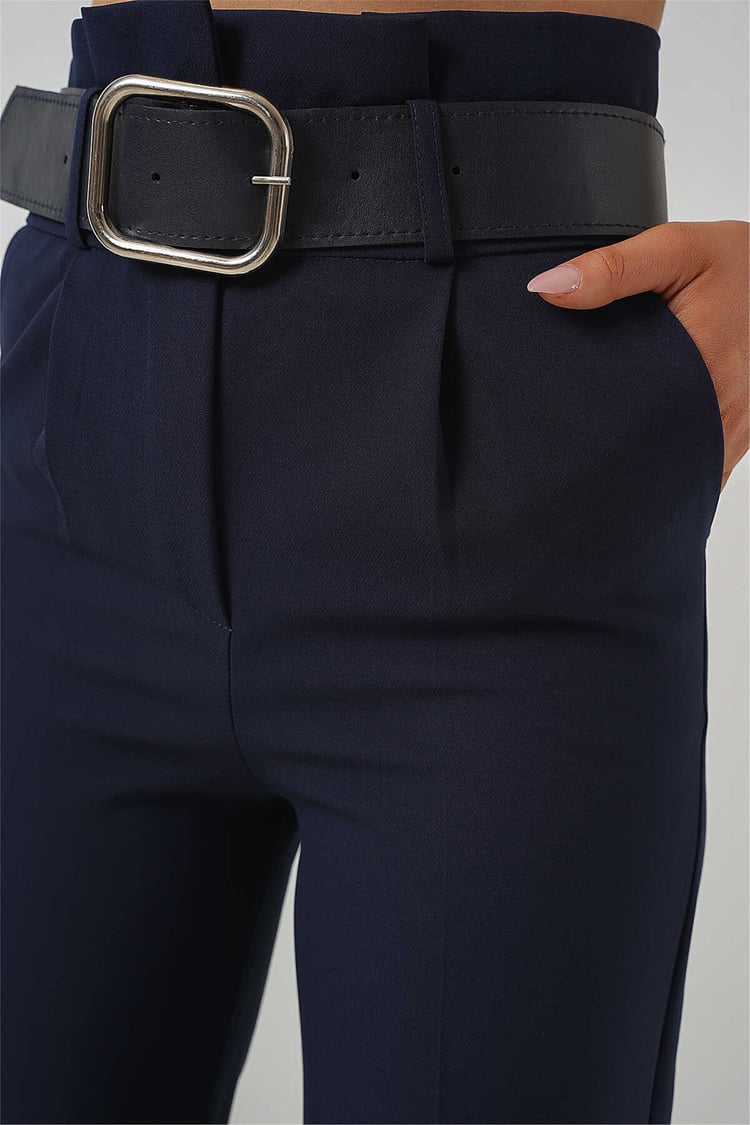 Bigdart Y26 6556 Laci Kemerlı Kumas Pantolon 36-44