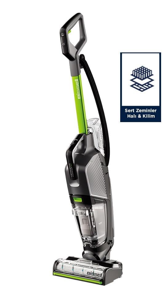 Bissell CrossWave HydroSteam Pet Buharlı Dikey Süpürme ve Silme Makinesi