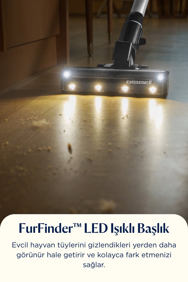 Bissell FurFinder Pro Kablosuz Dikey Süpürge
