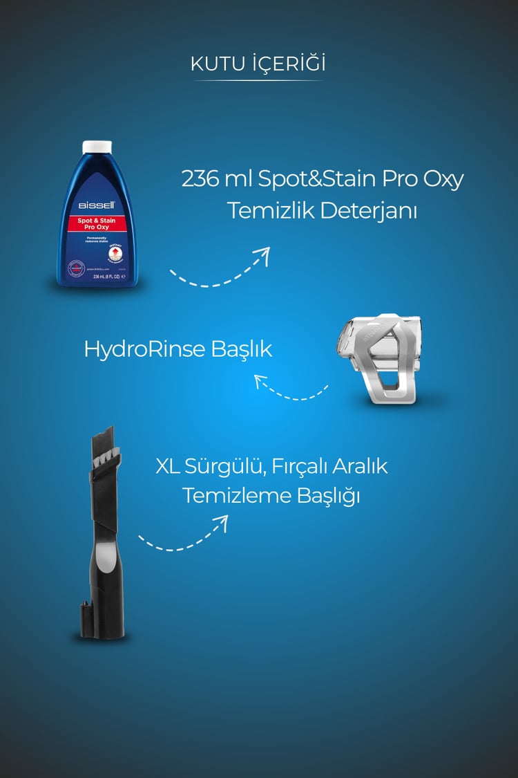 Bissell SpotClean Cordless Kablosuz Koltuk Yıkama ve Leke Çıkarma Makinesi