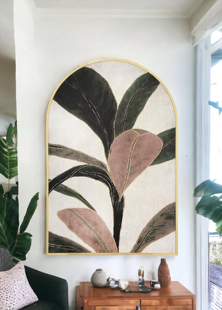 Botanic Leaf Tablo 80x120 cm