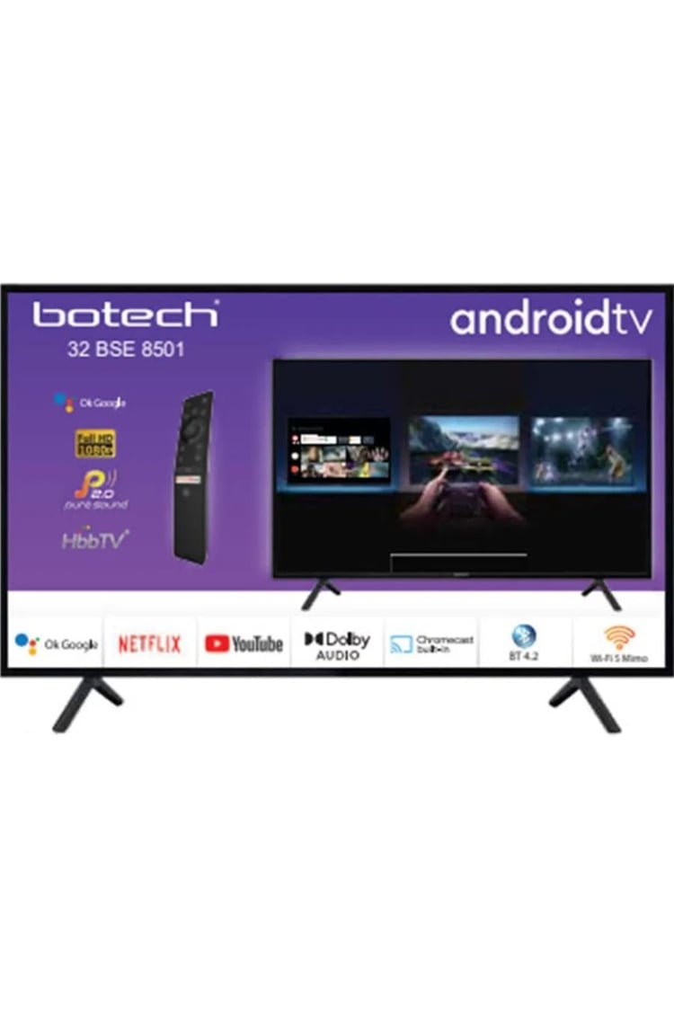 BOTECH 32BSE8501 82 EKRAN-SMART-4K-NETFLIX TELEVIZ