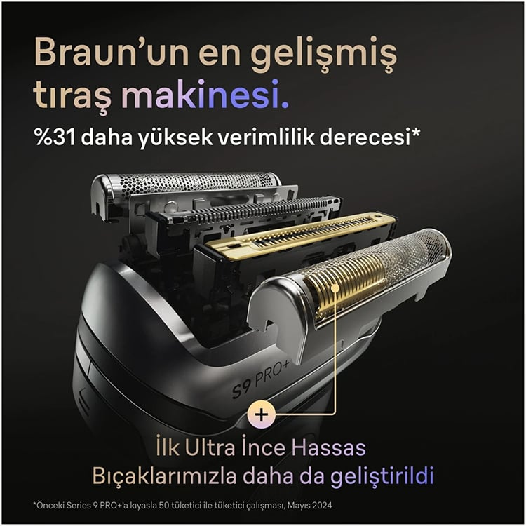 Braun Series 9 Pro Plus 9675CC Islak ve Kuru Tıraş Makinesi