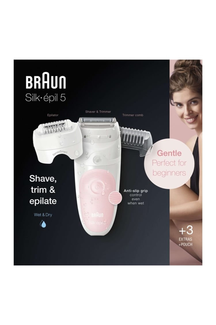 Braun Tıraş Başlığı Dahil 4 Adet Ekstra Ile Silk-épil 5-620 Islak Ve Kuru Epilatör