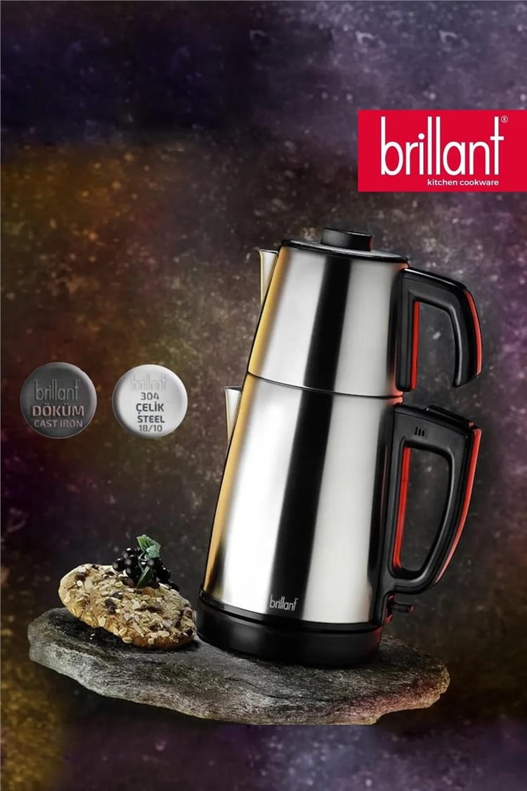 Brillant CS-5944 Çay Seti Navi İnox: Elektrikli