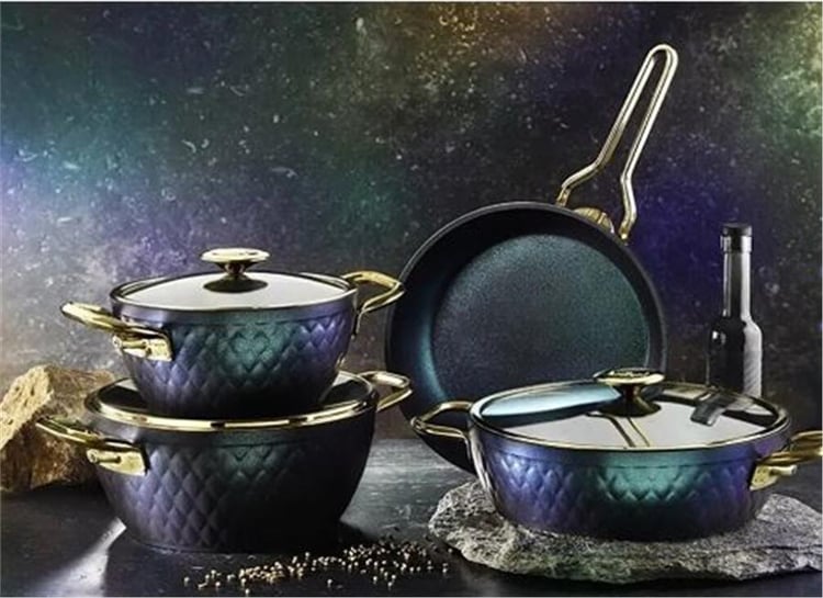 BRILLANT TN-5854 TENCERE SETI CARINA 7PRC YEŞIL GR