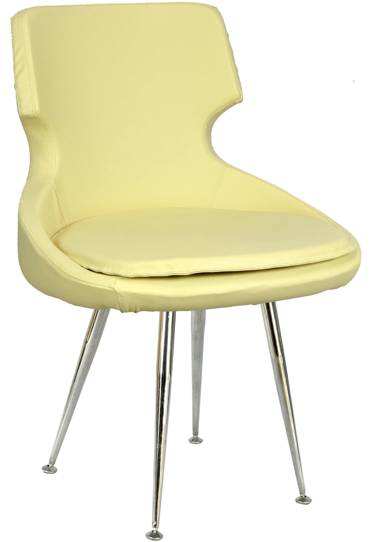 Bürocci Zaga Metal Ayaklı  Misafir Koltuğu-Krem-2023P0115