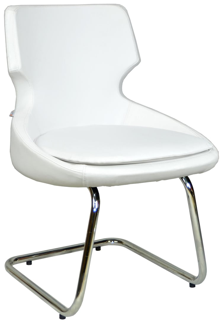 Bürocci Zaga Metal Ayaklı  Misafir Koltuğu-Beyaz-2023J0109 