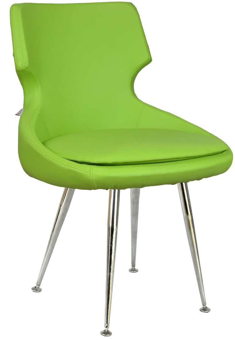 Bürocci Zaga Metal Ayaklı  Misafir Koltuğu-Yeşil-2023P0110