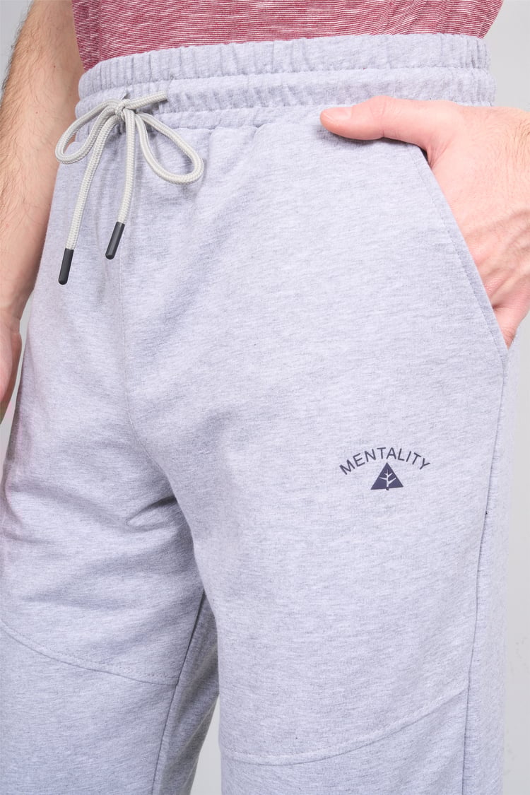 C.K Y26 4075 Mnt Gri Erkek Penye 2 İplik Eşofman Alt