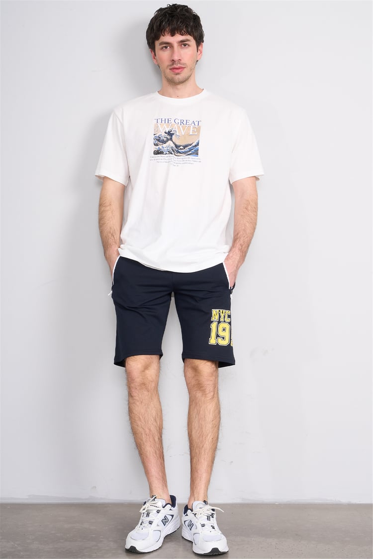 C.K Y26 1118 Mnt Lacivert Erkek Licrasız 2 İplik Short