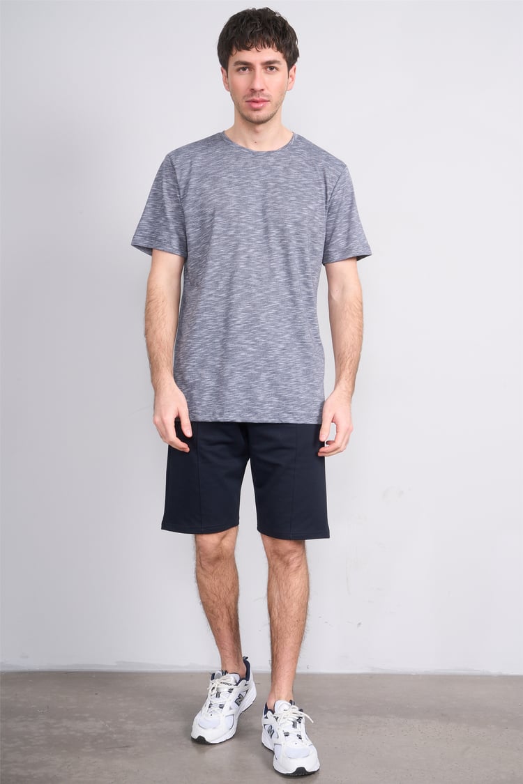 C.K Y26 1455 Mnt Lacivert Erkek Licrasız 2 İplik Short