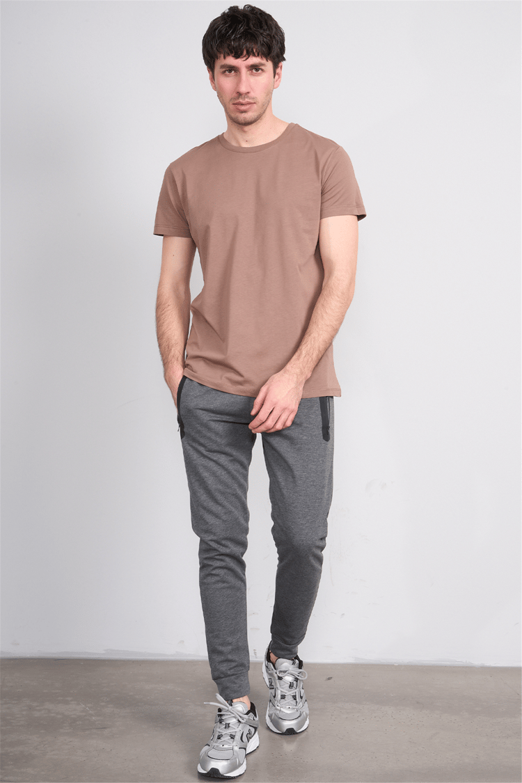 C.K Y26 6002 Mnt Antrasit Erkek Double Face Duz Paca Eşofman Alt