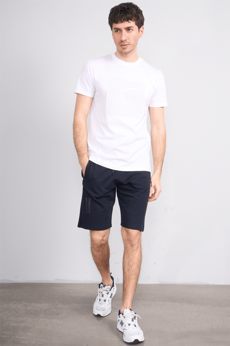 C.K Y26 1457 Mnt Lacivert Erkek Licrasız 2 İplik Short