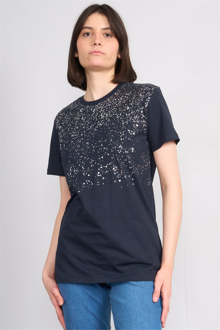 C.K Y26 8923 Fithit Byn B.Yk Regular Baskılı T-shirt Laci