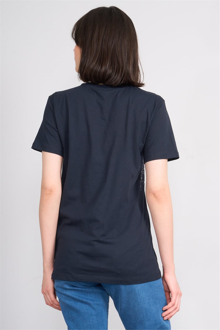 C.K Y26 8923 Fithit Byn B.Yk Regular Baskılı T-shirt Laci