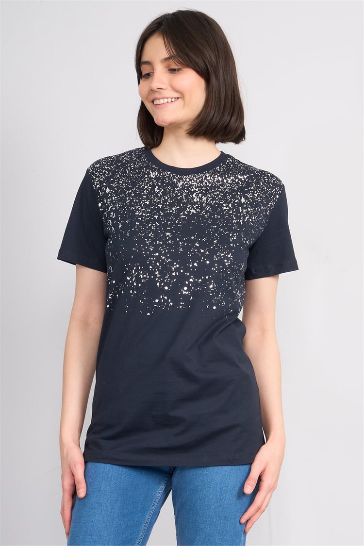 C.K Y26 8923 Fithit Byn B.Yk Regular Baskılı T-shirt Laci