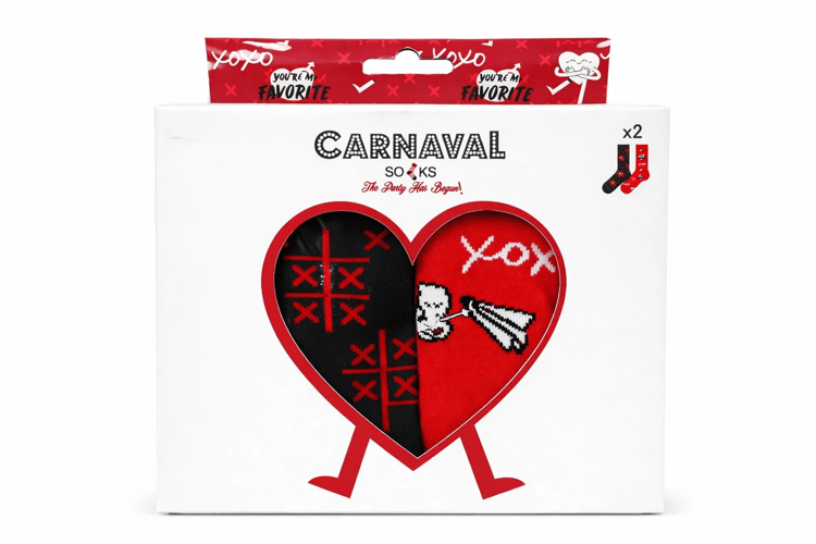 Carnaval Sevgililer Günü 2'li Çorap