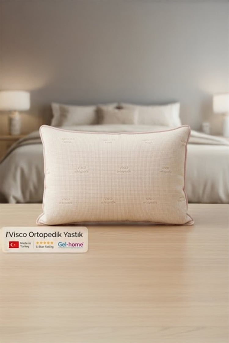 Çethome 50X70 CM 100 Gr Visco Yastık Beyaz