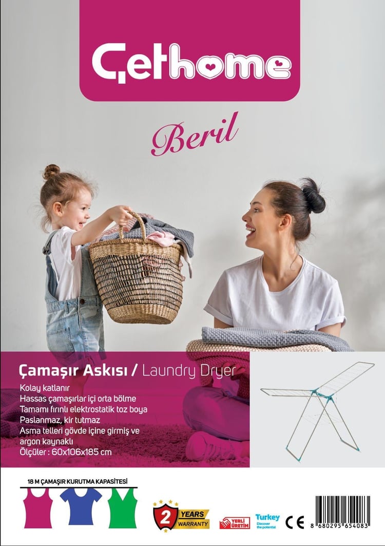 CETHOME BERIL CAMASIR ASKILIGI