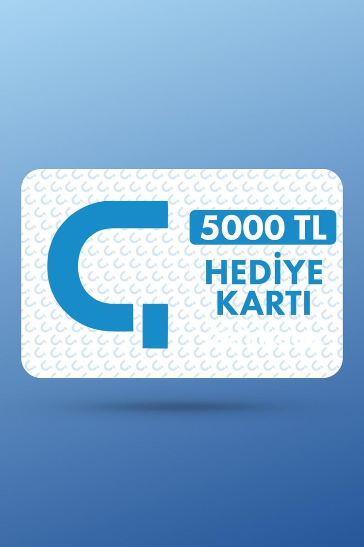 Çetinkaya 5000 TL Değerinde Hediye Kartı (Giyim ve Market Ürünlerinde Geçerli)