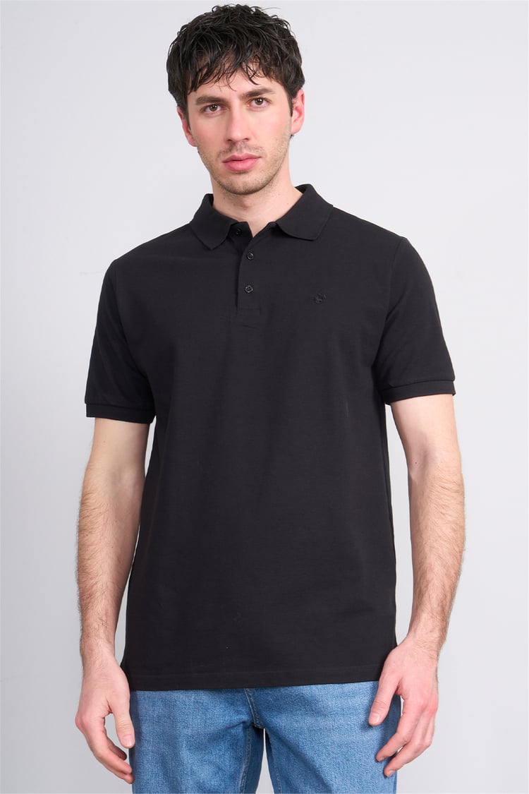 Çetinkaya Chester Polo 2742 Polo Yaka Regular Pike T-shirt Siyah
