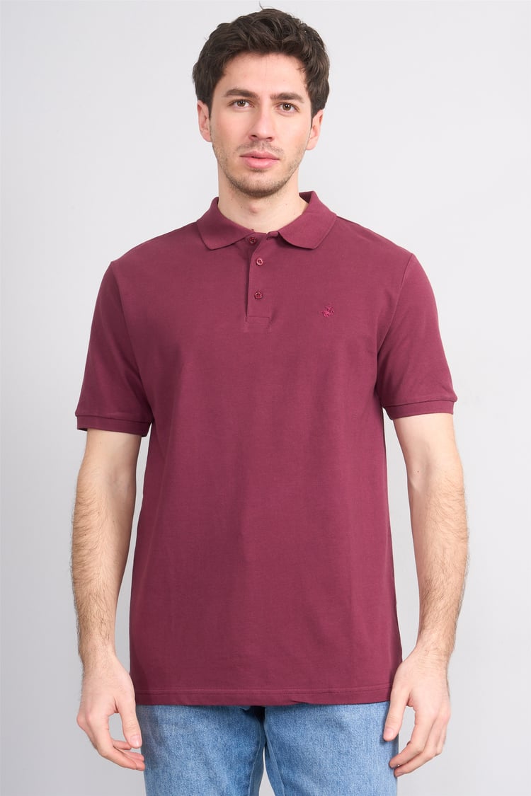 Çetinkaya Chester Polo 2742 Polo Yaka Regular Pike T-shirt Mürdüm