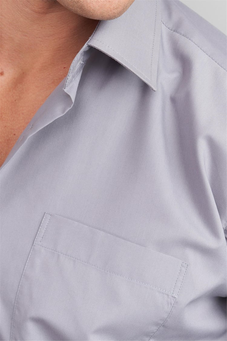 Çetinkaya Erkek T.Cotton Uzun Kol Gri Gömlek