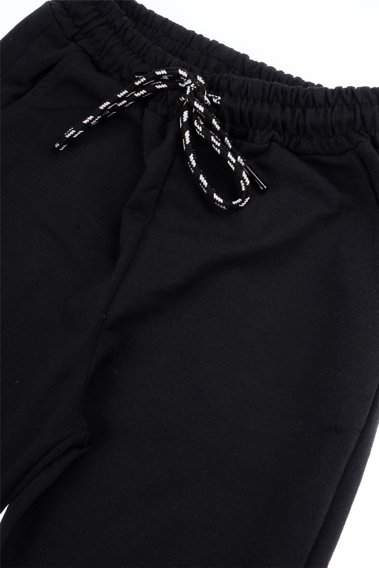 Çetinkaya FitClub 33411 Unisex 2 İplik Rejenere Eşofman Alt Siyah 4-12 Yaş