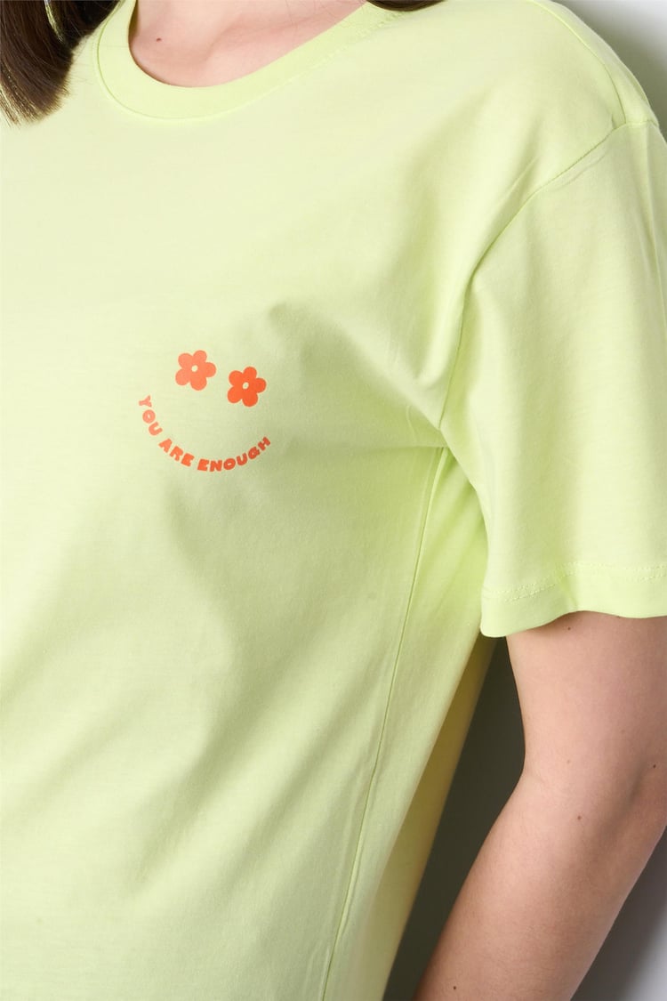 Çetinkaya Fithit 8325 Bayan Bisiklet Yaka 30/1 Penye Süprem Regular T-shirt Açık Yeşil