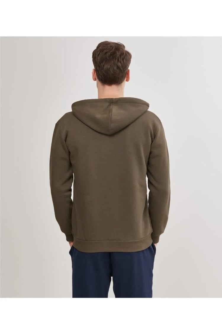 Çetinkaya Massa 662 Fermuarlı Haki Sweatshirt