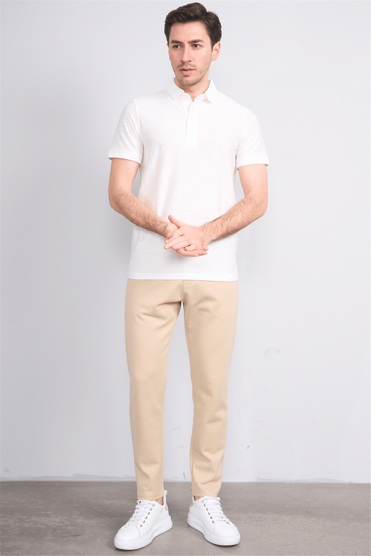 Çetinkaya Mentality 2613 Polo Yaka Regular Modelli T-shirt Karışık