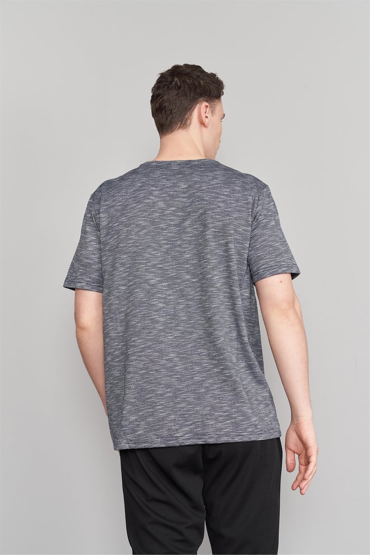 Çetinkaya Mentality 3447 V Yaka Regular T-Shirt Lacivert
