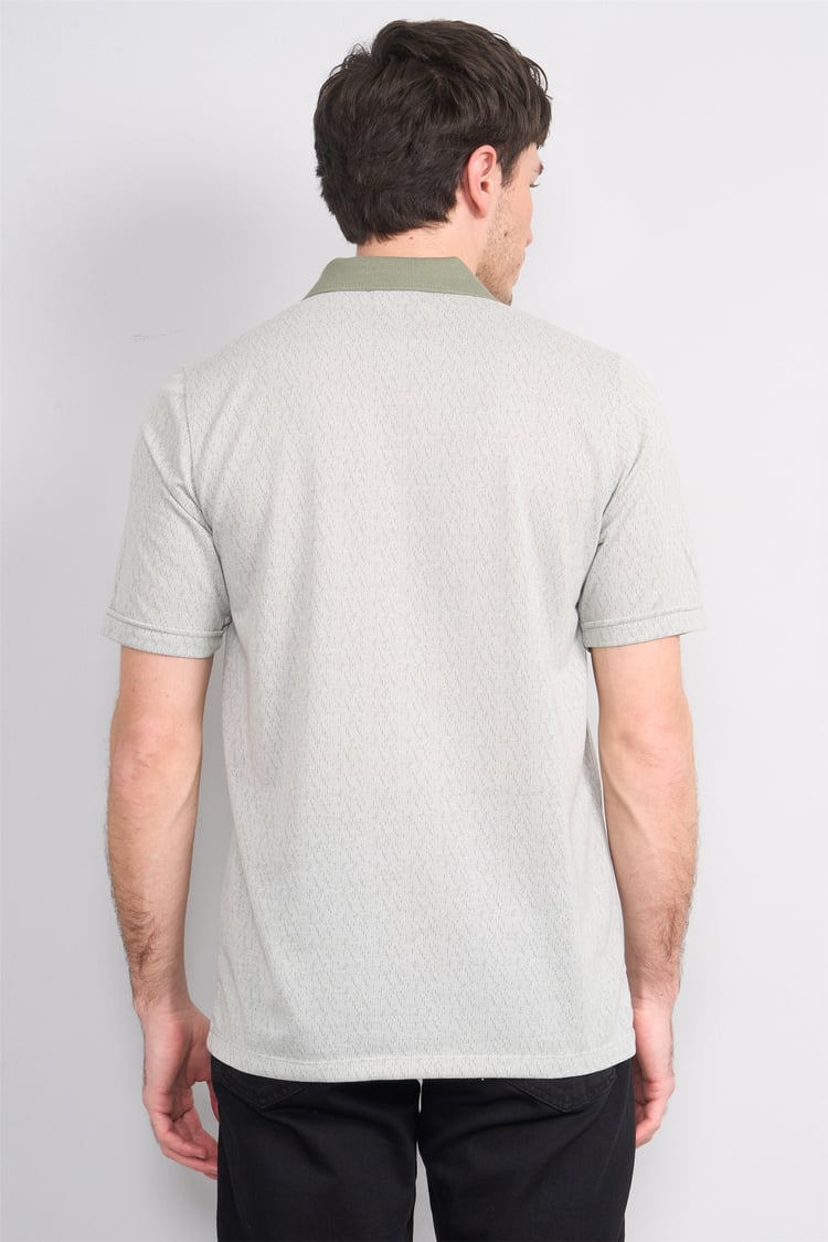 Çetinkaya Mentality 4628 Polo Yaka Regular Modelli T-shirt Haki