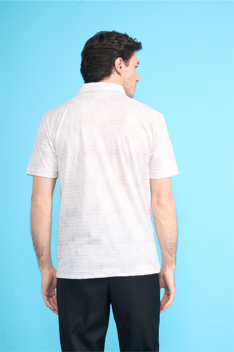 Çetinkaya Mentality 4772 Polo Yaka Regular Micro İnterlok T-shirt Bej