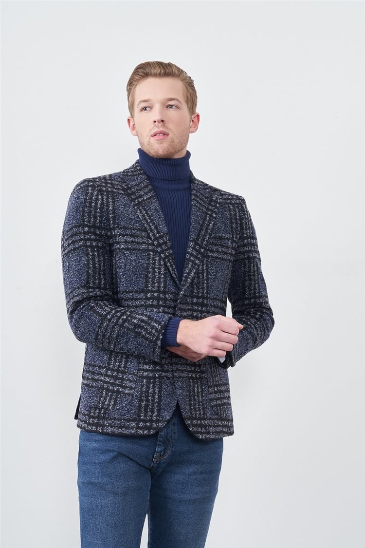 Cetinkaya mentality 4803 erkek yunter slimfit ceket