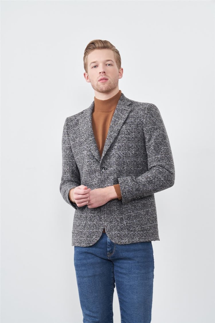 Cetinkaya mentality 4803 erkek yunter slimfit ceket