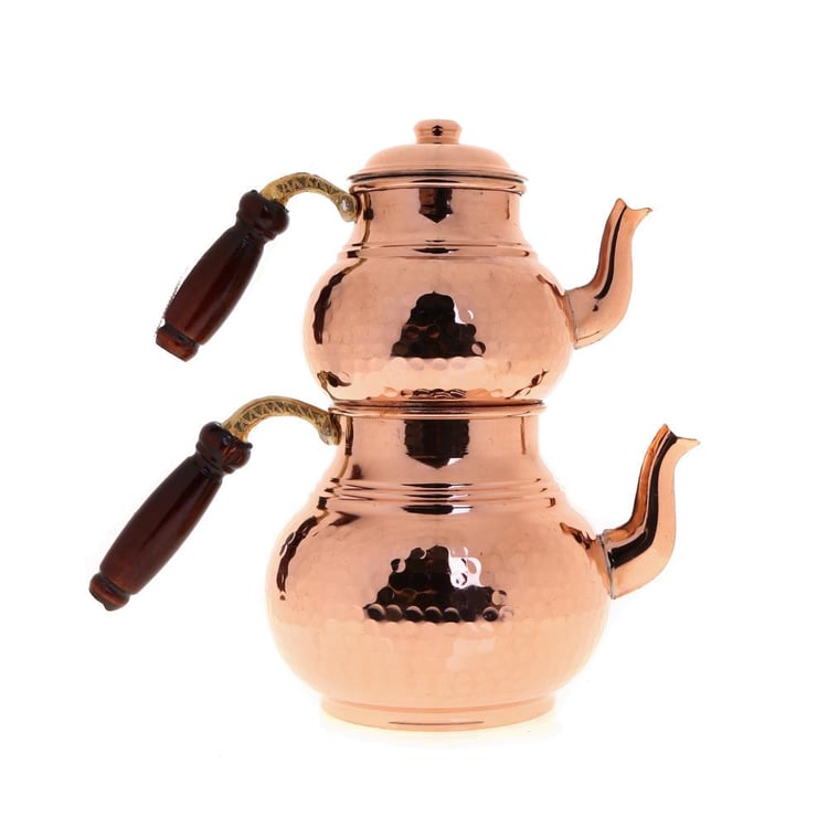 Cobper Premium Collection Teatime Bakır Çaydanlık Küçük