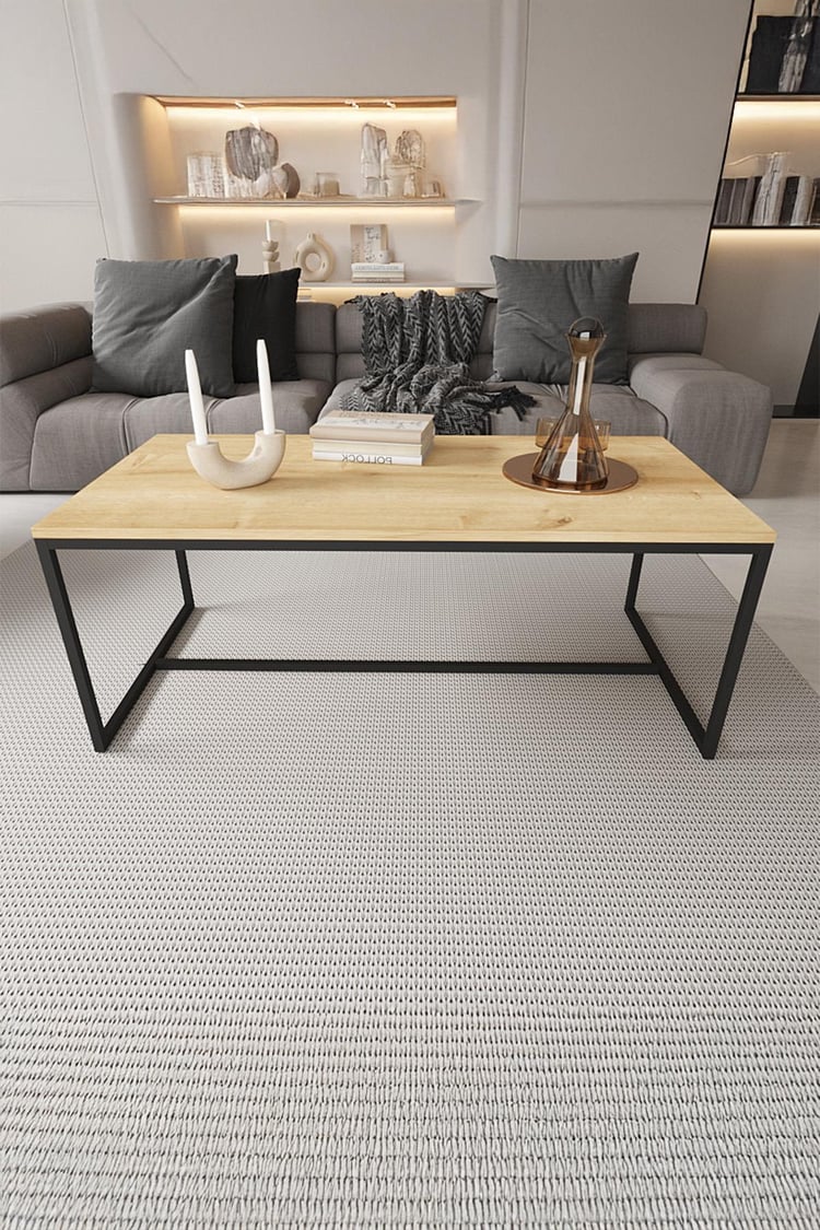 Deconode Alpine Orta Sehpa Siyah-Çam DN1100SÇ