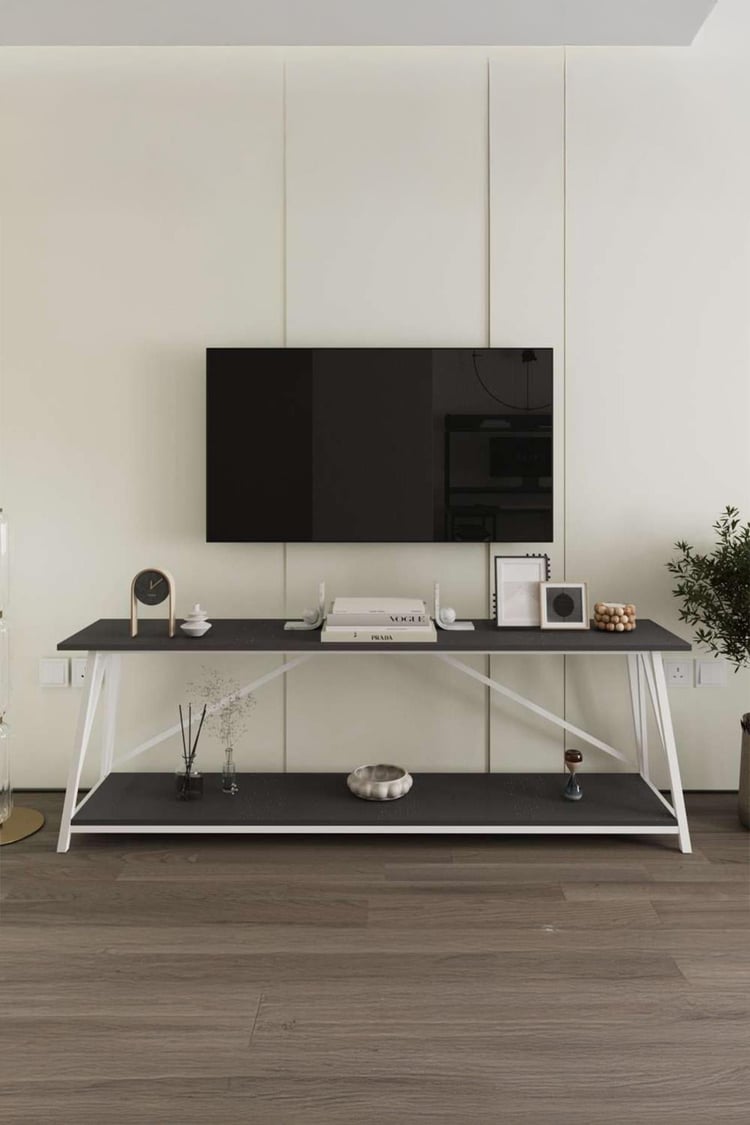 Deconode Horizon Konsol Beyaz-Antrasit DN1062BA