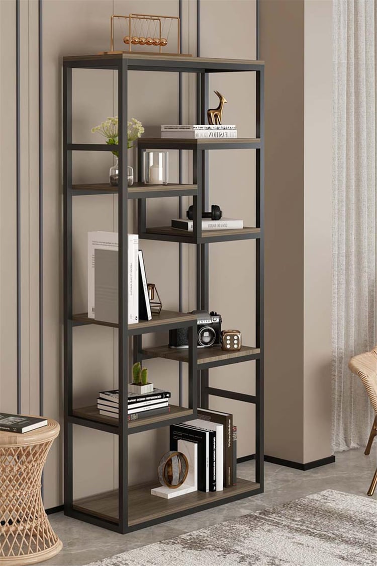 Deconode Labirent Kitaplık Kahverengi DN1019K