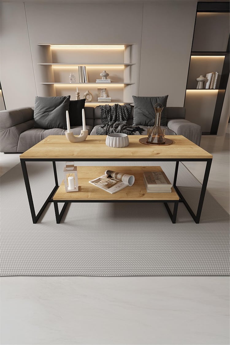 Deconode Olympus Orta Sehpa Siyah-Çam DN1101SÇ
