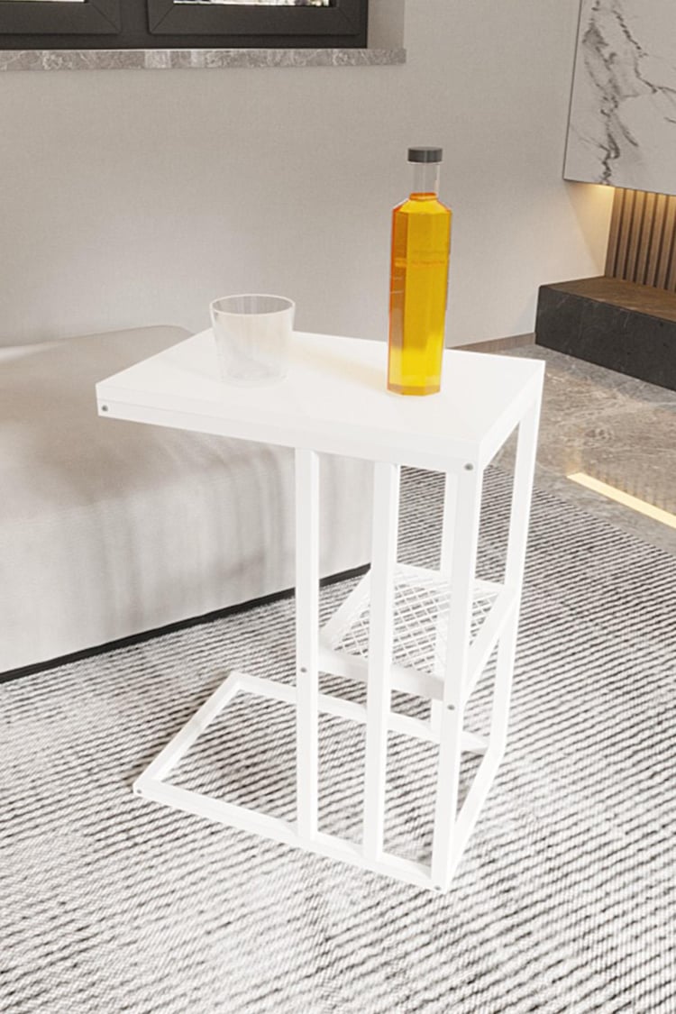 Deconode Pract Sehpa Beyaz-Beyaz DN1043BB