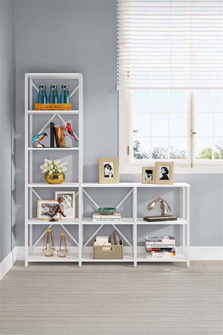 Deconode Rhapsody Etajer Kitaplık Beyaz- Beyaz DN1059BB