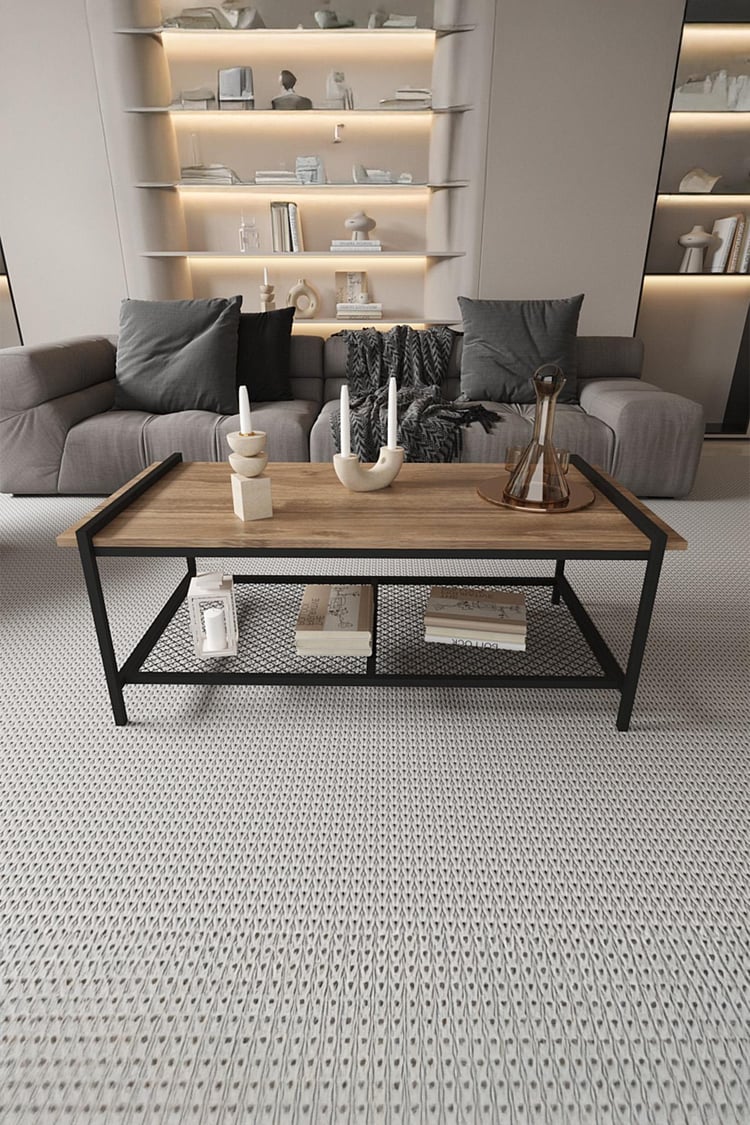 Deconode Sharp Orta Sehpa Siyah-Kahverengi DN1044SK